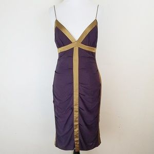 Nicole Miller Spaghetti Mauve  Dress